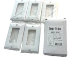 Enerlites Plastic Decorator Light Switch Or Receptacle Outlet Wall Plates 5 Pack. Fixed Price $9.95.