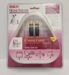 Rca Home Theatre T06c 6 Foot Gold Plated "f" Connectors Coaxial Cable New. Fixed Price $9.99.