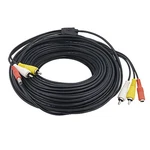 50ft Long Rca Male To Video Power Cable Black For Cctv Security Camera. Fixed Price $16.86.