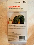 Magnavox Video Stereo Audio Cable Mc 1000 6 Foot New. Fixed Price $7.99.