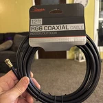 Rocketfish Rf-rg612bk2 12ft Antenna Cable Rg6 Coaxial. Fixed Price $10.99.