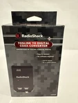 Toslink To Digital Coax Converter 1500059 Easy Connect Radioshack Technology. Fixed Price $14.50.