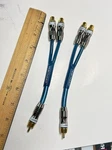 Tributaries Series 4 Rca Y Adapter Cable 8" 1 Male To 2 Female (model 4y Mff). Fixed Price $160.00.