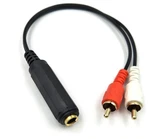 Poyiccot Rca To 1/4 Adapter Cable, 6.35mm Inch Trs 25 Cm / 10 Inches, Red. Fixed Price $14.01.