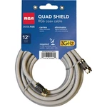 Rca 12 Ft. Gray Quad Rg6 Coaxial Cable Dh12qce 044476042621. Fixed Price $21.38.