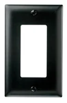 2 Lot Pass & Seymour Tp26-bk Wall Plate 1-gang Decorator Black Thermoplastic. Fixed Price $9.10.