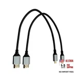 Seadream 4k Micro Hdmi To Cable 1ft 2pack High-speed Full. Fixed Price $18.40.