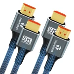 Thsucords 8k 4k Hdmi Cable 1.6ft 2 Pack, High Speed Braided 1.6ft, 2-pack. Fixed Price $22.75.