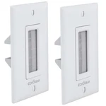 Echogear Wall Brush Plate For Hiding Up To 8 Low Voltage Cables - White. Fixed Price $21.63.