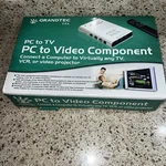 Grandtec Pc To Video Component Computer Tv Vcr Or Projector Gxp-2000. Fixed Price $20.00.