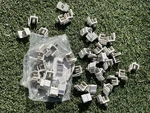 Lot Of 40 Steren F-type Coaxial Snap-in Keystone Inserts White Rg6/rg59. Fixed Price $22.70.