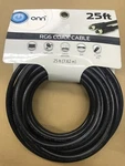 Onn 25' Rg6 25 Feet Black Coax Cable. Fixed Price $11.97.