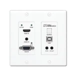 Hall Uhb-sw2-wp Auto-switching Hdmi, Vga And Usb Extension System Wall Plate. Fixed Price $99.00.