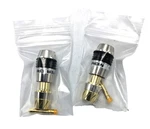 Pair, Monster M500 Quicklock Rca Compression Connectors. Fixed Price $12.99.