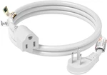 Firmerst 1875w Flat Plug Extension Cord 3 Feet 14 Awg 15a White, 1 Pack. Fixed Price $16.95.