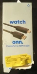 Watch Onn Displayport To Hdmi Cable Cord 6 Ft 1.8m Long Open Box. Fixed Price $3.99.