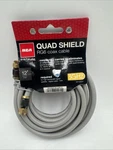 New Rca Dh12qce Quad Shield Rg6 12 Feet 3.6 Meter Coax Cable 3ghz Hdtv Free. Fixed Price $9.49.