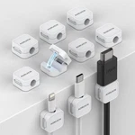 Aoruicn 10 Pack Magnetic Cord Organizer, Cable Clips 10pack, White. Fixed Price $14.32.