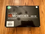 Monoprice Hdmi Switcher Hdx-501 - Power Cord, Adapter & Remote Nib. Fixed Price $15.99.