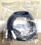 All System Broadband Asb4800-6 Mini 5-component Cable W/white Audio 6ft. Sealed.. Fixed Price $8.50.