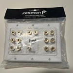 Fosmon Hd8006 Home Theatre Wall Plate- 7.1 Speakers- 1 Hdmi- Rca- 3 Gang. Fixed Price $18.97.