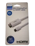 Philips Mini Displayport To Hdmi Cable 6ft - New !!!. Fixed Price $9.75.