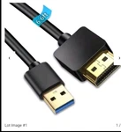 Usb Type C To Hdmi 4k 1080p Hd Tv 1.8m( 6ft) Cable Video Converter Adapter. Fixed Price $1.24.
