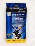 Monster Ultra Slim High Speed 10ft Hdmi Cable W/ Ethernet Jhiu0011, New Sealed. Fixed Price $16.99.