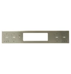 Wb07x33621 Ge Stainless Steel Control Panel Overlay. Fixed Price $138.35.