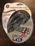 Ge Component Video Cable 82735 Ultra Pro 8 Feet Color Coded Premium Nib. Fixed Price $6.00.