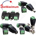 Dc Power Connector 2.1 X 5.5mm Bnc Rca Male /female Cctv Video Balun Adapter Lot. Fixed Price $53.19.