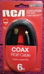 Rca Coax Rg6 Cable 6' Length Vh606dr See Pics. Fixed Price $6.49.