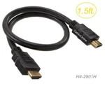 1.5ft High-speed Hdmi W/ethernet Cable, 4k/60hz For Blu-ray, Ps3/4, Xbox, Tv, Pc. Fixed Price $8.95.