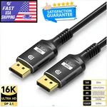 16k Cable 2.1 High Speed Ultra Hdtv 4k 120hz 8k 60hz Display Port Monitors. Fixed Price $11.49.