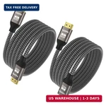 8k Hdmi Cable - 6ft/2pack, 60hz 4k 120hz 2.1 Braided Cord, Supports 48gb. Fixed Price $13.63.