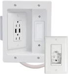 Legrand - Onq In Wall Cable Management Kit Hides All Cords, Tv Power Kit.... Fixed Price $131.77.