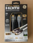Ge Gold Plated Hdmi Cable 8k Uhdr Ultra High-speed 8 Ft 2.4m 48gbps Dynamic 4k. Fixed Price $24.95.