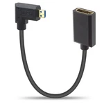 Duttek Right Angle Micro Hdmi To Angled Male Female, Black. Fixed Price $21.68.