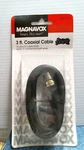 Magnavox 3 Ft. Coaxial Cable (m61211) Fs. Fixed Price $12.00.