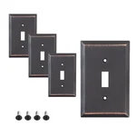 Sleeklighting Oil Rubbed Bronze Outlet Covers And Switch. Fixed Price $13.99.