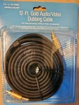 Archer 12-ft Gold Audio/video Dubbing Cable. Fixed Price $10.00.