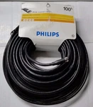 Philips Rg6 Coaxial Cable 100' Ft Black Swv2157w/17 Tv Vcr Antenna Likenew. Fixed Price $17.25.