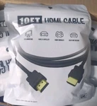 (10-pack) 10ft Gem Hdmi Cable For Bluray Hdtv Lcd Hd Tv 4k 2160p 1080p Lot Of 10. Fixed Price $44.44.