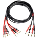Cncess Cess-106-6f Bi-wire Banana Plug Splitter Speaker 6ft, Black & Red. Fixed Price $38.05.