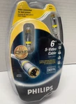 New Phillips S-video Cable M62791 24k Gold Plated Connectors 6 Ft Long. Fixed Price $9.00.