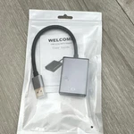 Klomier Usb 3.0 To Hdmi Adapter Multiple Monitors Black Silver Female. Fixed Price $20.90.