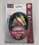 New Ge 73216 Audio/video Cable Red/white/yellow 6ft. Fixed Price $9.99.