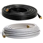 Rg6 Gold Plated Coaxial Digital Cable For Satellite Tv Vcr Video 25' 50' 80'. Fixed Price $5.99.