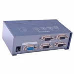 Dtech Powered 4 Port Vga Splitter Box Video Distribution Port, Silver. Fixed Price $34.99.