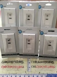 New 6x Coax & Hdmi Wall Plate Single Gang 1080p White. Fixed Price $39.99.
